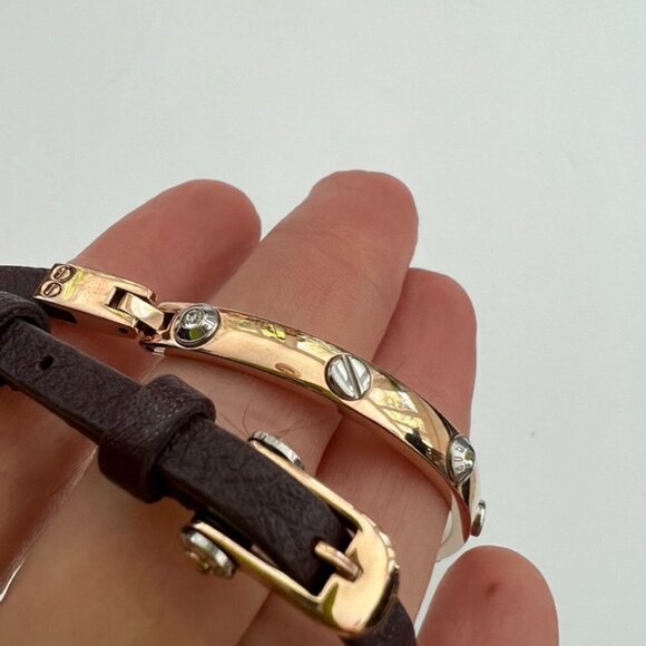 Henri Bendel brown gold wrap around bracelet - Picture 4 of 6